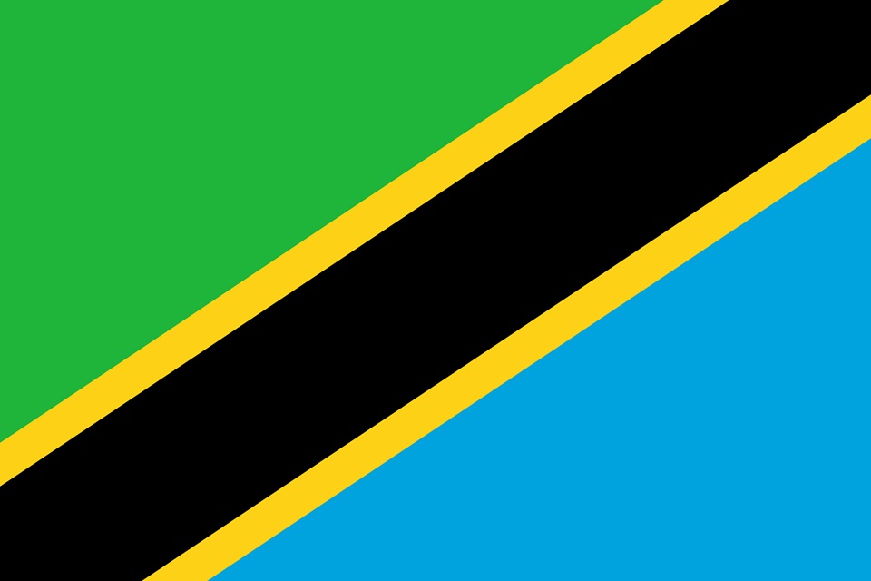 Flag of Tanzania representing national peace and stability after the 2025 election, Tanzania travel safety update 2025 by Ron Adventure.