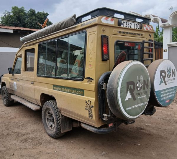 Ron Adventure safari vehicle in Serengeti National Park Tanzania